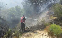 שני פלסטינים נעצרו בחשד להצתה במעלה החמישה