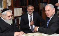 Israel news photo: Flash 90 In 'New' Video, Ovadia Yosef Praises Yishai, Not Deri