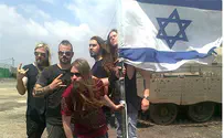Gabriella Licsko Swedish Metalheads with Israeli Flag and Army Food