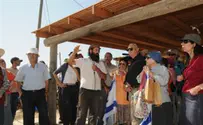 עימות עם אנשי שמאל רגע לפני מסע התמיכה