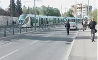 מטען דמה אותר ברכבת הקלה