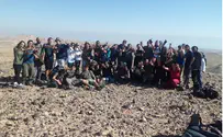 Students Follow Palmach Route in 'Historic Hike'