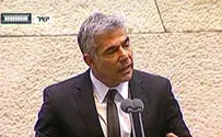 לפיד: כמו משה רבנו, אעשה את הדבר הנכון