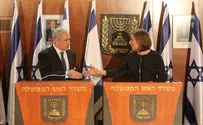 Flash 90 Netanyahu and Livni Speak to EU Leaders on Boycott