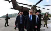 בגלל היירוט: מסוק ראש הממשלה נחת