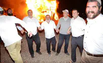 Top EU Parliament Official Guest at Bonfire in Shomron 