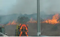 Пожар в Лахисе не удается взять под контроль