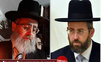 Flash 90 Rabbi Yitzhak Yosef, Rabbi David Lau Victorious