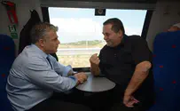 Lapid, Katz Inaugurate New Tel Aviv-Ashdod Train Line