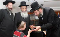 הרב לאו נפגש עם בעלי צרכים מיוחדים