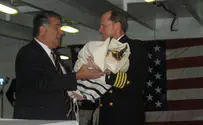 The USS Eisenhower and a Torah Scroll from pre-War Europe