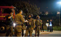 Israel news photo: Flash 90 Overnight Hunt for Terrorist who Shot Child