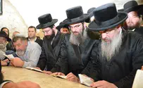 שני אדמו"רים התפללו בקבר יוסף