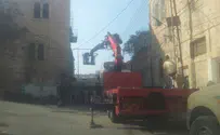 חברון: מחאה נגד הקמת הגדר בישוב היהודי