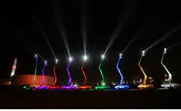 World's Tallest Hanukkiah Lit in Tel Aviv