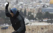 ירושלים: יידוי אבנים בכדורי שלג ומארב