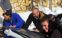 Bennett Spends Day Helping Storm Victims