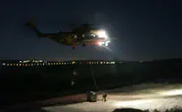 מסוק העביר גנרטורים לישובים המנותקים