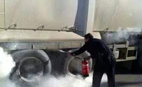דוברות משטרת ש"י המשאית עלתה באש בדרך לבדיקה משטרתית