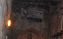 Poster of Released Terrorist Hangs in Jerusalem's Old City
