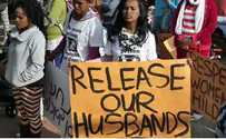 Flash90 Migrant Women Protest in Tel Aviv Over 'Human Rights Violations'