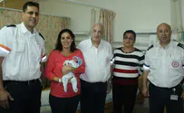 האמא שנולדה באמבולנס - ילדה את בנה באמבולנס
