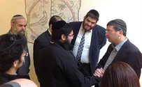 וורצמן מבקר בישיבת ההסדר החרדית הראשונה
