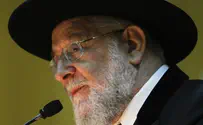 צילום: פלאש 90 עיטור הנשיא ל-2014 – לרב ישראל מאיר לאו?