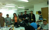 Yeshiva Students Hand Out Mishloach Manot, and Joy, to Elderly