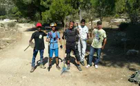 כפר הנוער 'מרחבים נוה עמיאל' תלמידים סללו שביל אופנים
