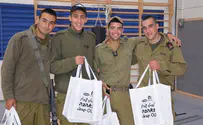 בני ישיבה מחו"ל במבצע משלוח מנות לחיילי צה"ל