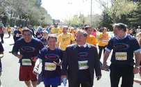 גם הרב ריסקין השתתתף במרתון י-ם
