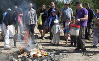 שני ילדים נכוו במהלך שריפת חמץ