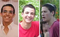 courtesy of the families 'Naftali, Gilad, and Eyal Brought Israel a Great Spirit'