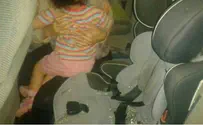 Baby Lightly Hurt in Samaria Rock Attack