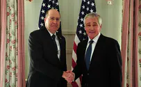 Ya'alon Tells Hagel: 'We're Worried About Iran Talks'