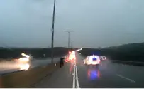 Watch: Palestinian Car Thief Rams Police Checkpoint
