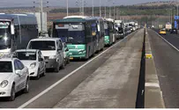 Nati Shohat/Flash 90 Despite Leftist Pressure Hizme-Adam Route to Open for Traffic