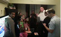 Noam Dreyfus Garin Torani Members Spread 'Hanukkah Joy' in Lod