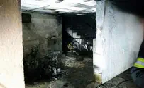 34 נפגעים קל בשריפה בחדרה