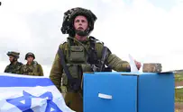 תמונות: חיילי צה''ל מצביעים בשטח