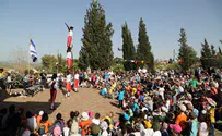 אלפים בחגיגת האביב בצפון השומרון