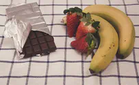 קינוח  למדורה: בננה ושוקולד