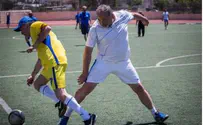 Video: Liberman Header Ties Knesset Soccer Game