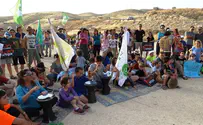 הפגנה: להפסיק הזרמת השפכים לואדי קלט