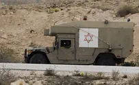 אמבולנס צבאי נחסם ונרגם באבנים בחורפיש