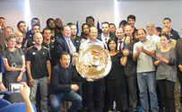 Watch: Jerusalem Mayor Congratulates Local Basketball Team