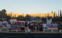 Протест в Иерусалиме против сноса зданий в Бейт-Эле