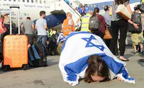 צילום: שחר עזרן 221 עולים מארה"ב נחתו בישראל