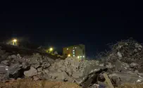 הסתיימה ההריסה; מחר - הנחת אבן פינה